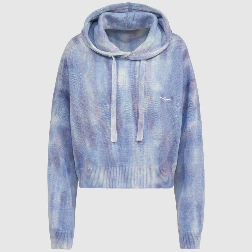 Amira Cashmere Tie Dye Hoodie Sweater